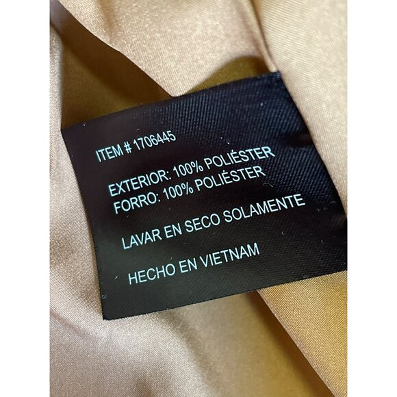 Tahari XS Tan Water-Resistant Snap Closure Belted Coat NWT - Picture 7 of 8